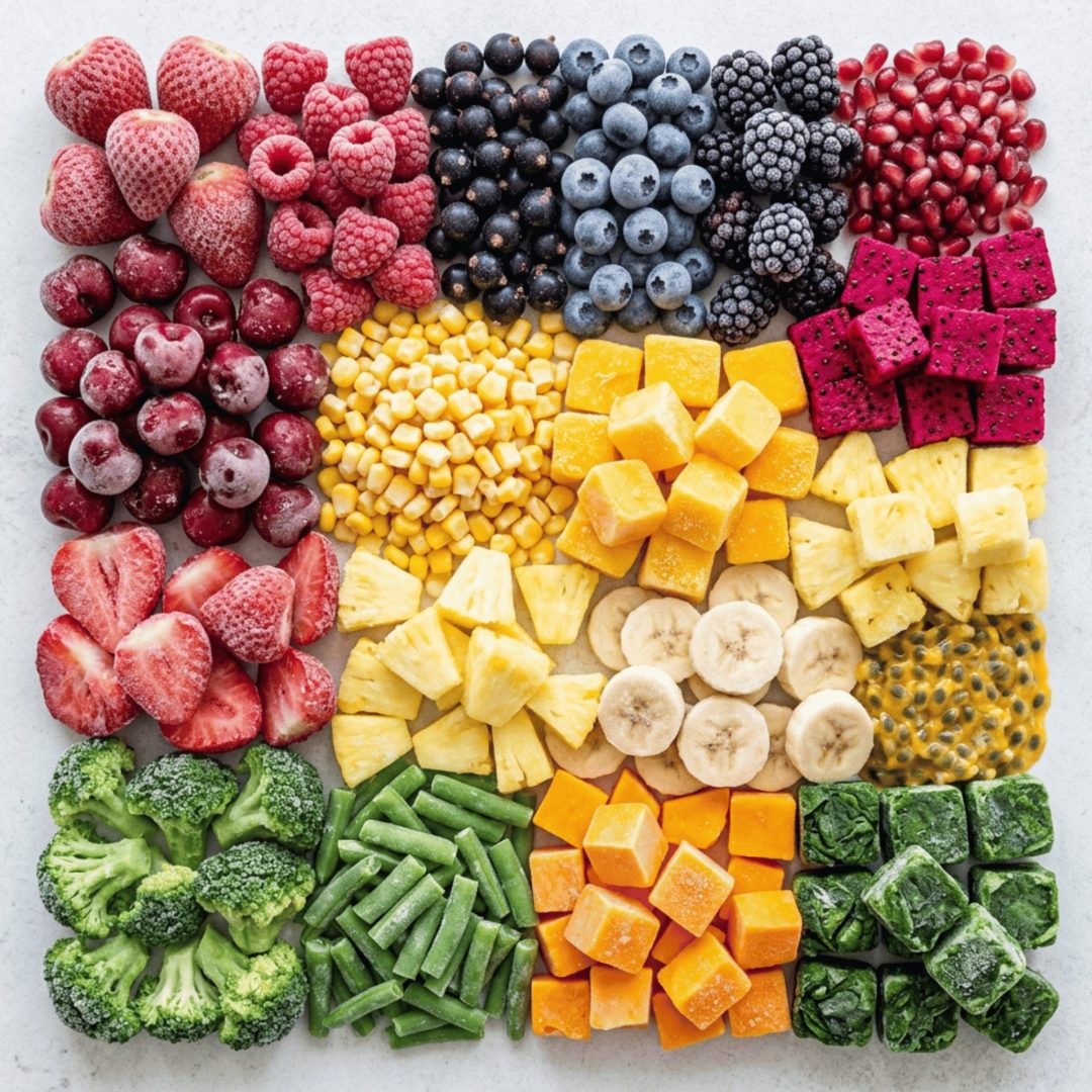 High-quality Harvestime frozen produce ready for delivery
